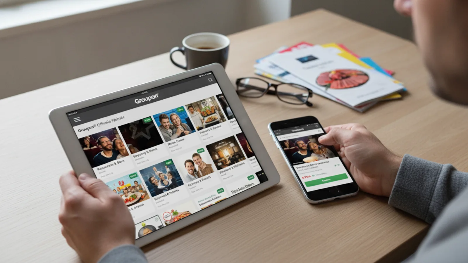 Groupon DE buying advice scene