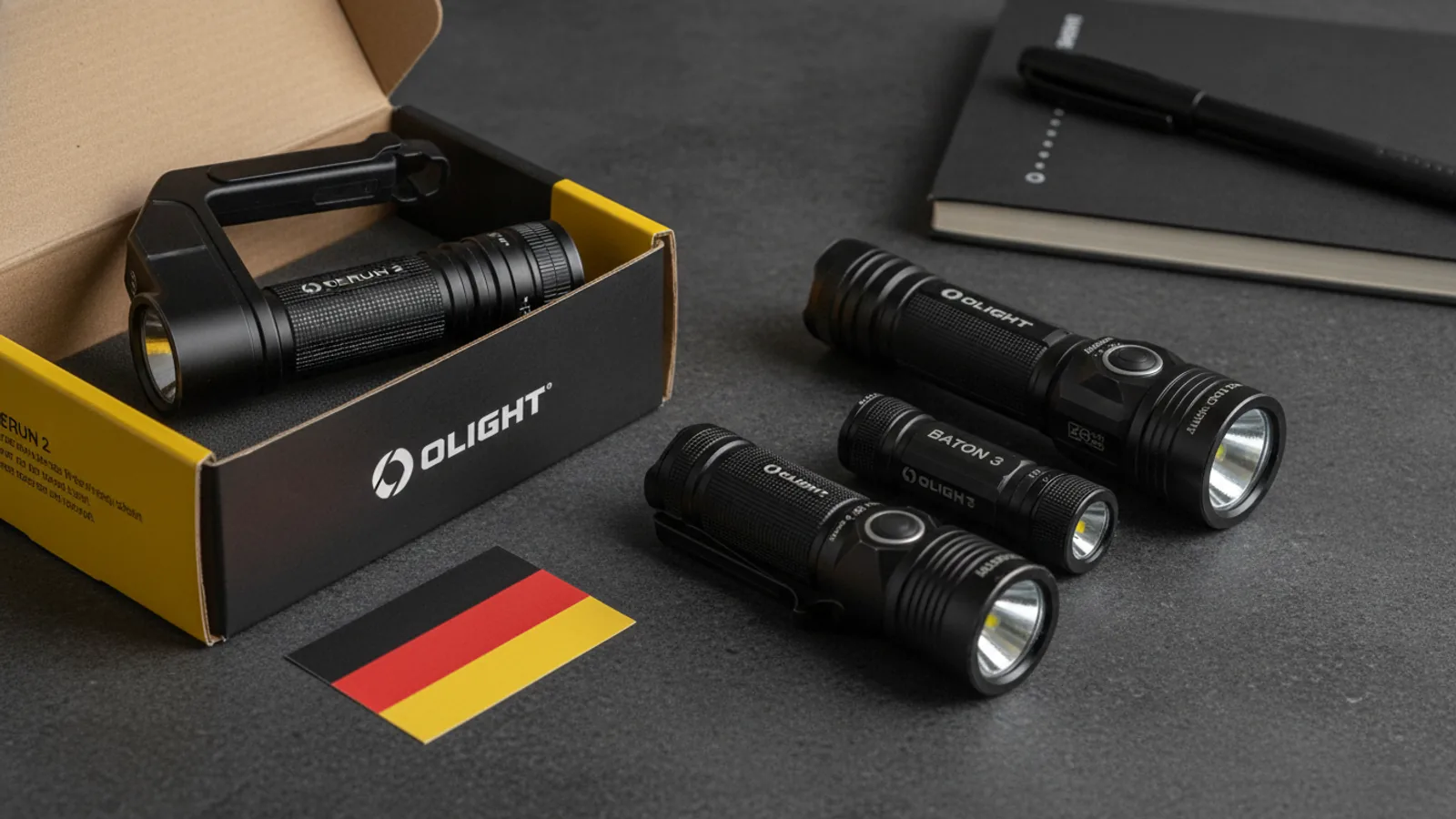 Olight DE detail comparison image