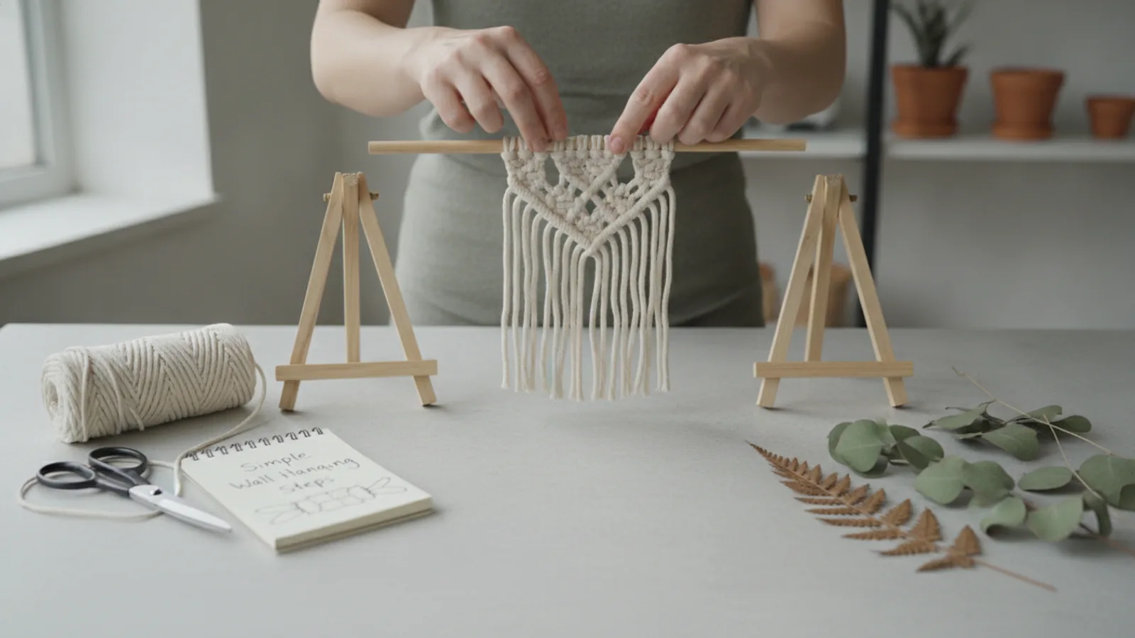 How To Make A Simple Wall Hanging | Graemeakers
