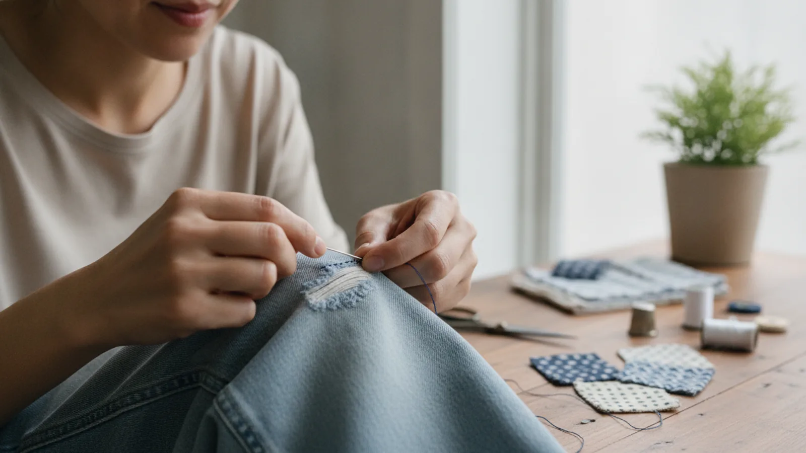 How To Mend A Small Tear In Clothing | Graemeakers