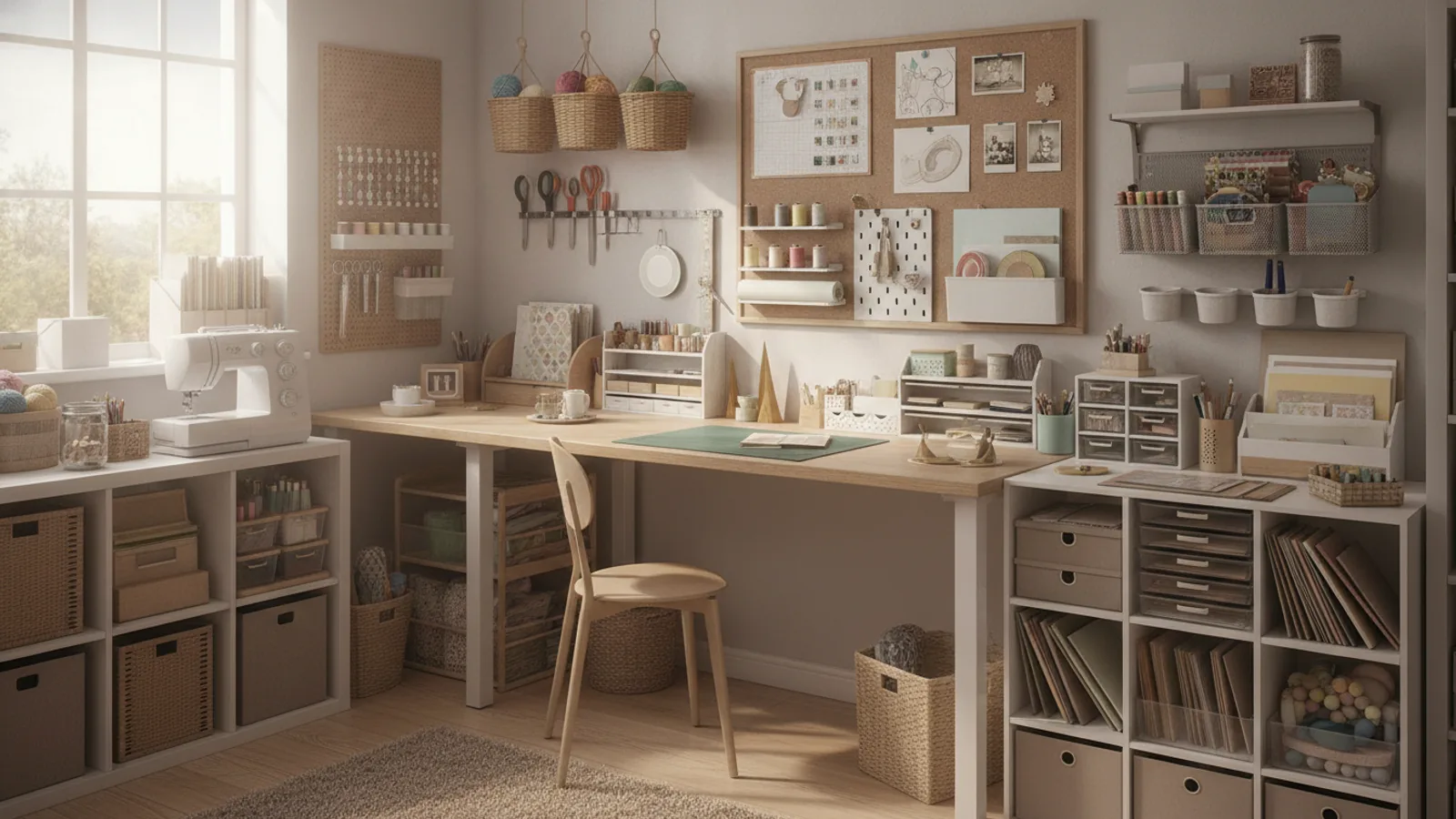 How To Organise A Home Craft Studio | Graemeakers