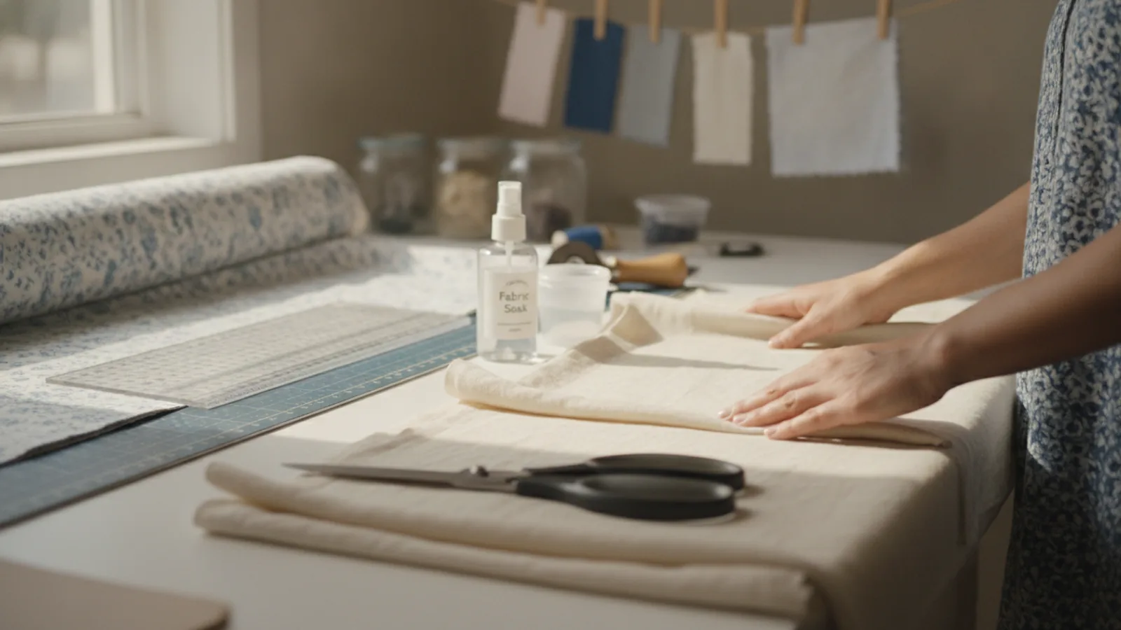 How To Prepare Fabric Before Sewing | Graemeakers