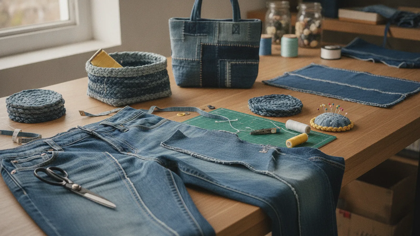 How To Upcycle Old Jeans | Graemeakers